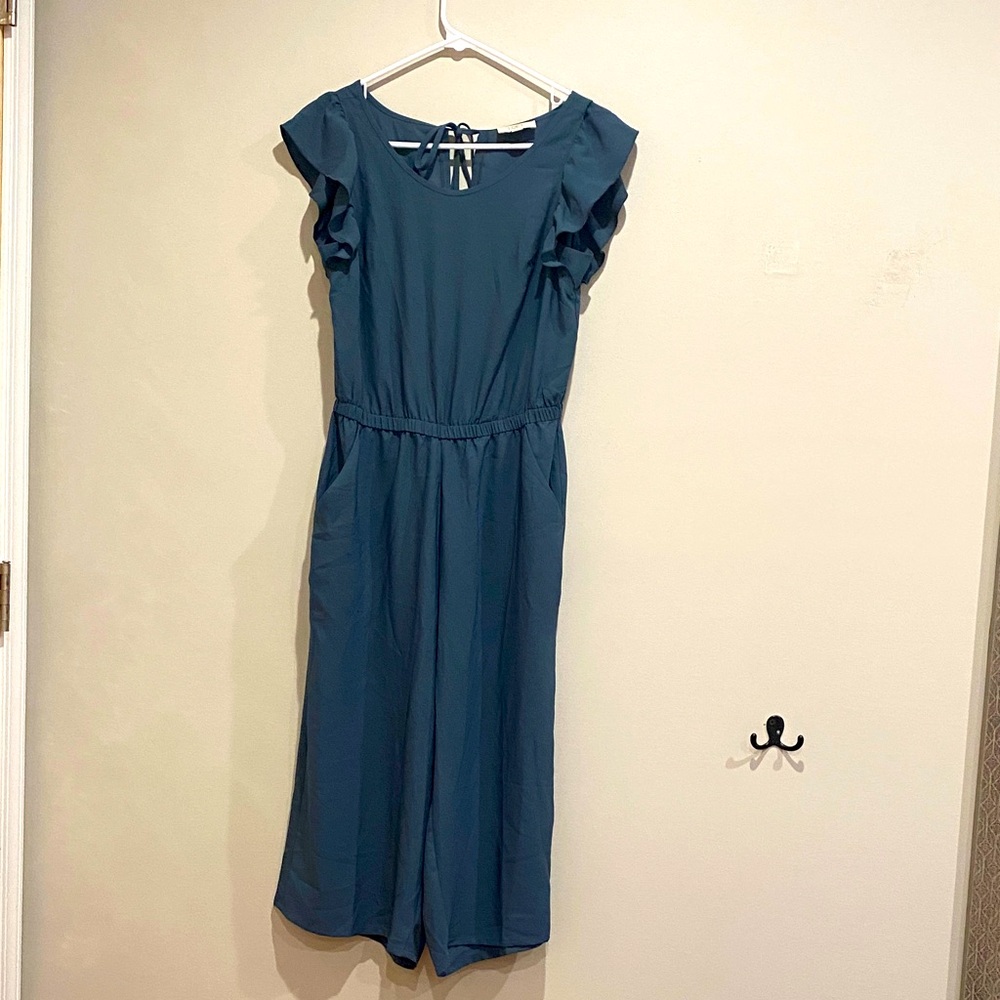 LOFT Teal Jumpsuit